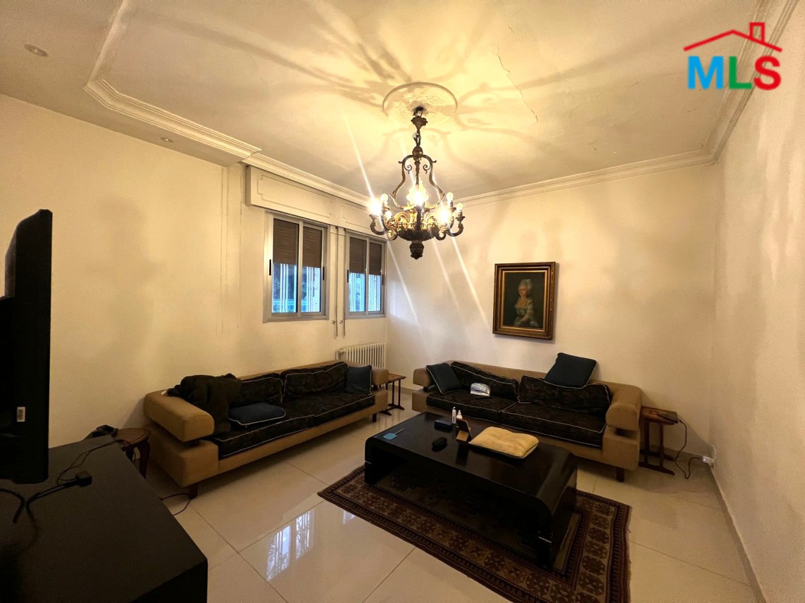 Furnished & Spacious Apartment with Garden & Mountain View For Rent in Baabdat