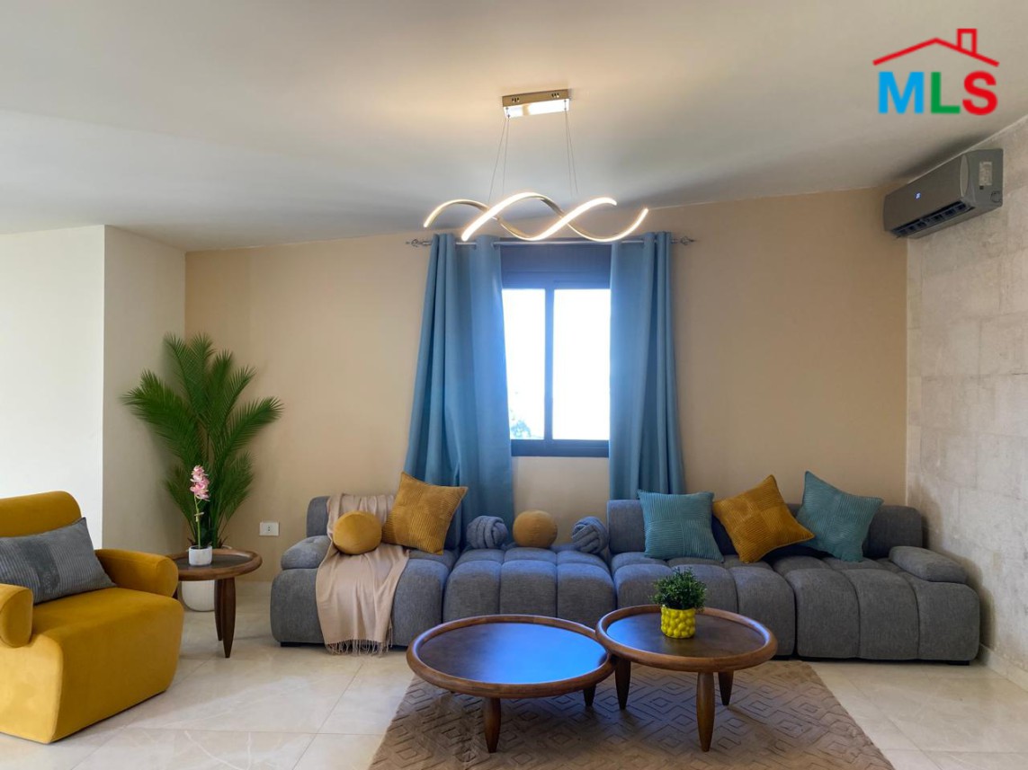Fully Furnished Roof Apartment With Seaview For Rent in Batroun