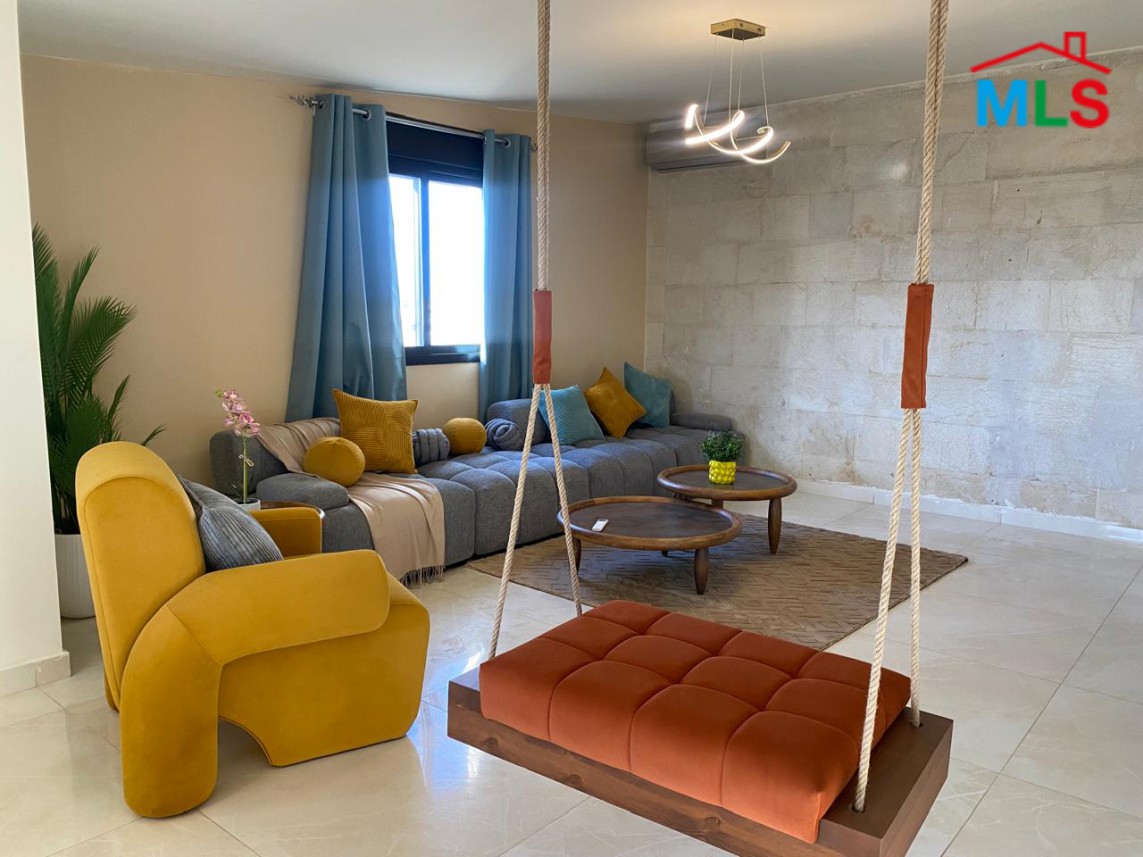 Fully Furnished Roof Apartment With Seaview For Rent in Batroun