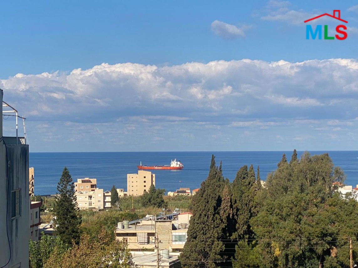 Fully Furnished Roof Apartment With Seaview For Rent in Batroun