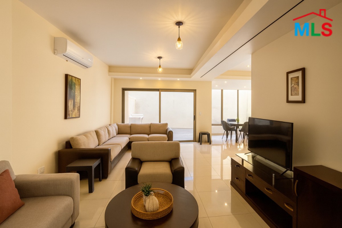 Furnished Apartment With Terrace For Rent In A Gated Community in Tabarja