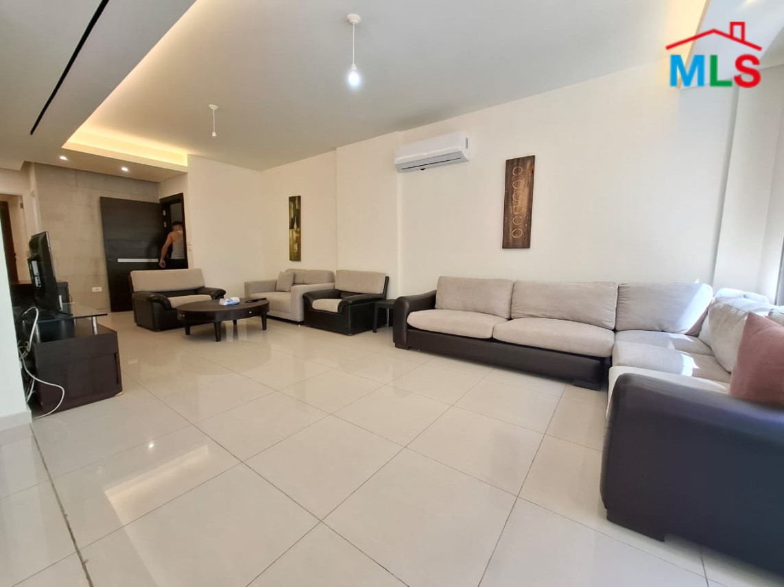Furnished Apartment With Terrace For Rent In A Gated Community in Tabarja