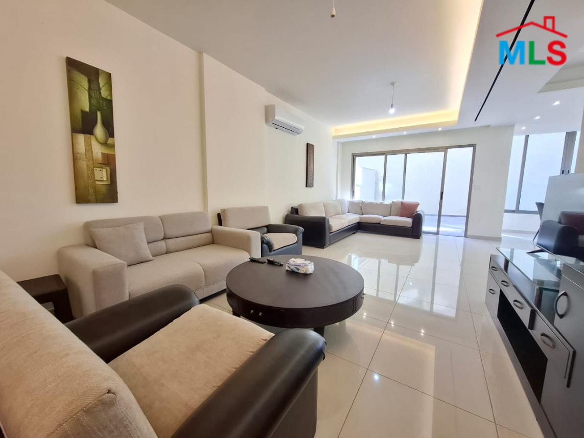 Furnished Apartment With Terrace For Rent In A Gated Community in Tabarja