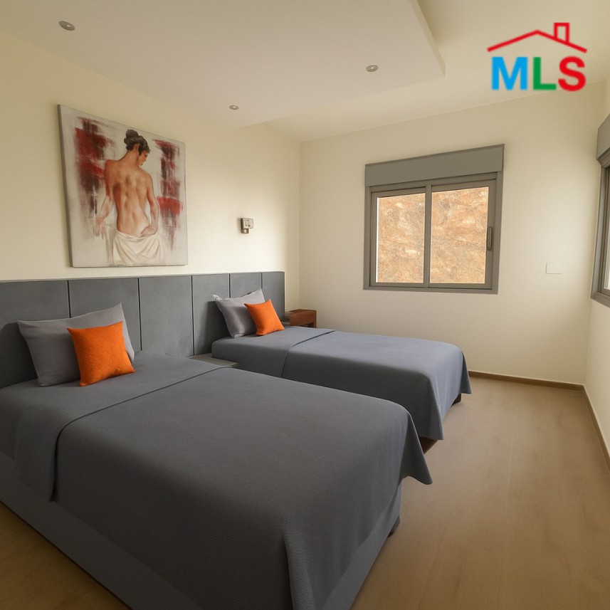 Furnished Apartment With Terrace For Rent In A Gated Community in Tabarja