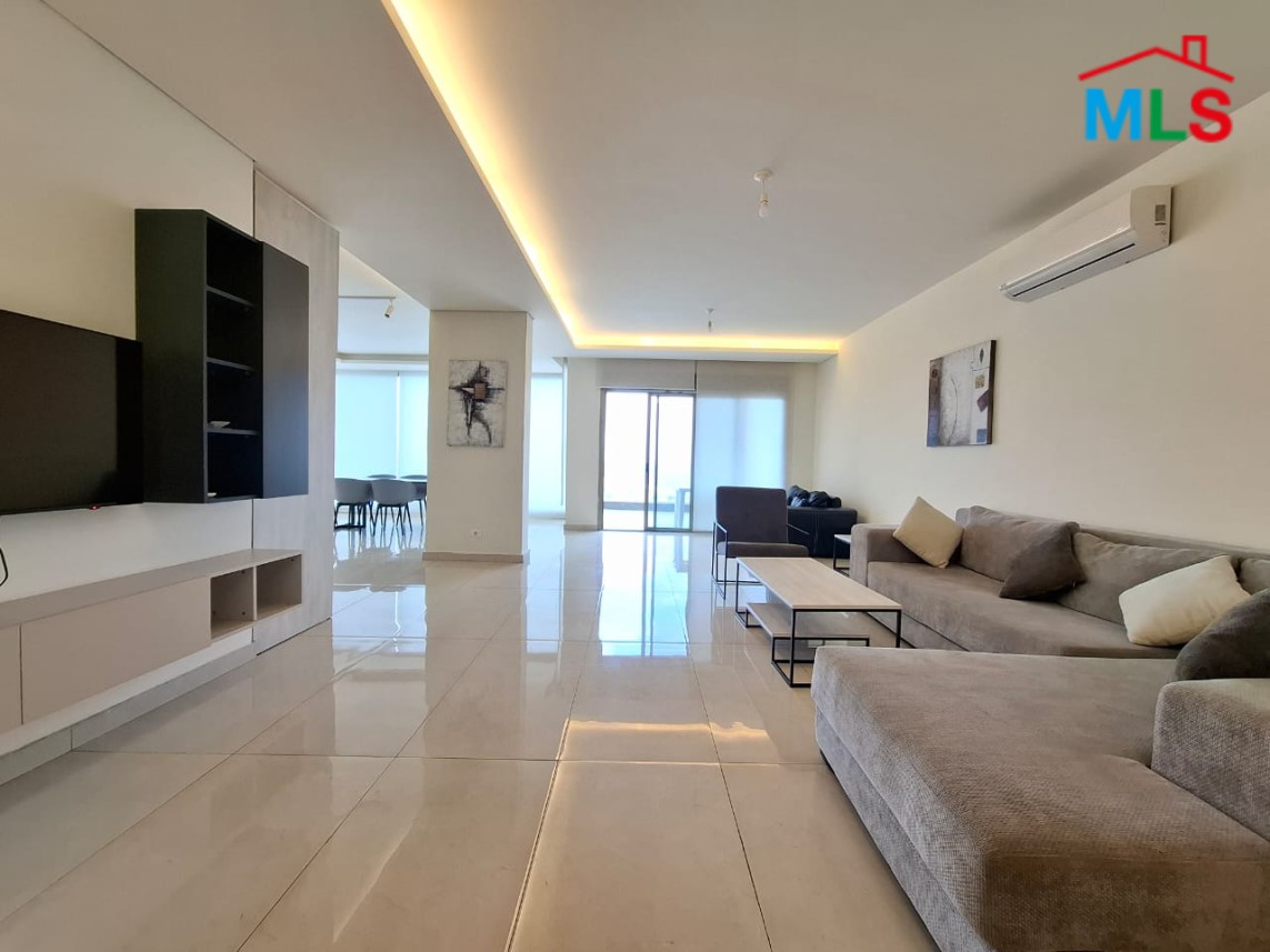 Modern Apartment With Terrace & Garden For Rent in A Gated Community in Tabarja