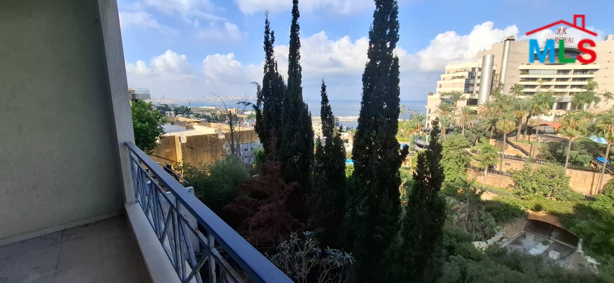 Furnished Apartment With Nice View For Rent in A Prime Location in Dbayeh