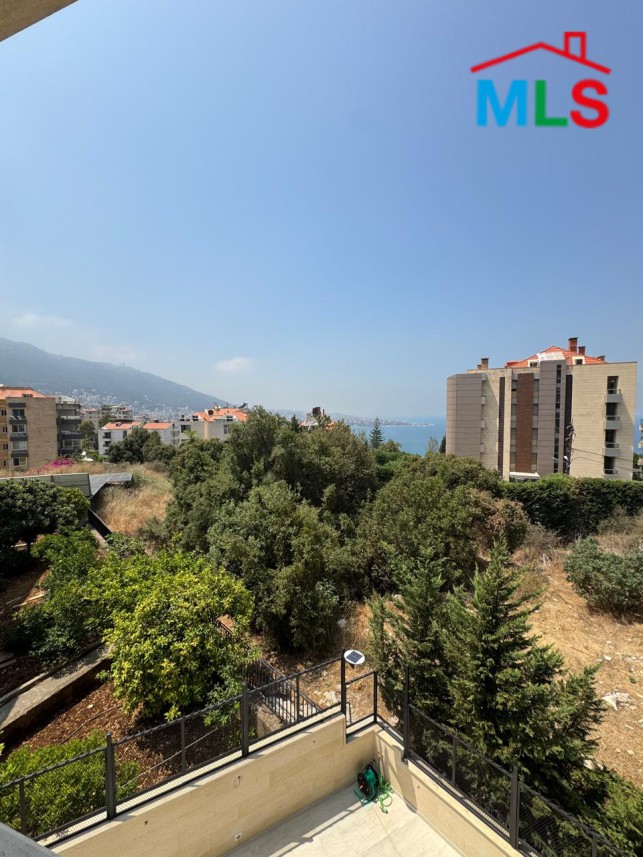 Beautiful Apartment With Garden For Rent in Kfarhbeib, Ghazir