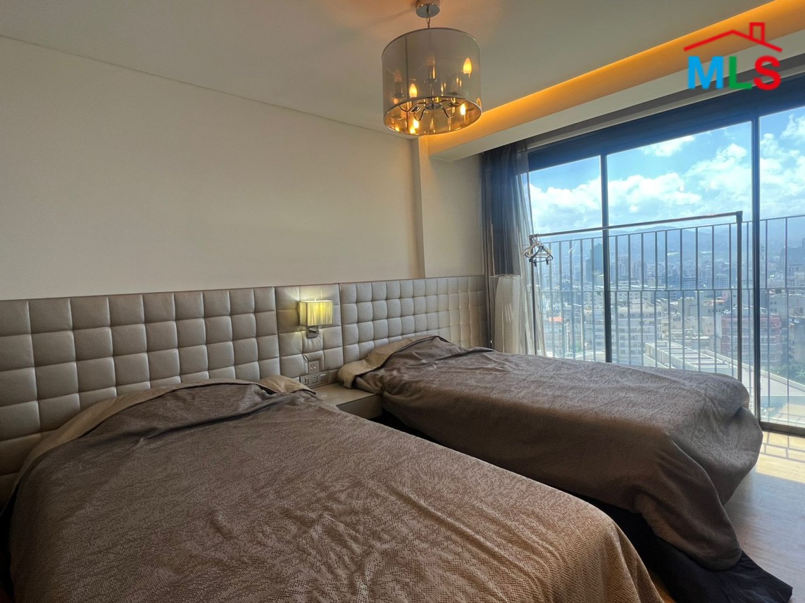 Ideal Furnished Penthouse with Rooftop Pool For Rent In Achrafieh