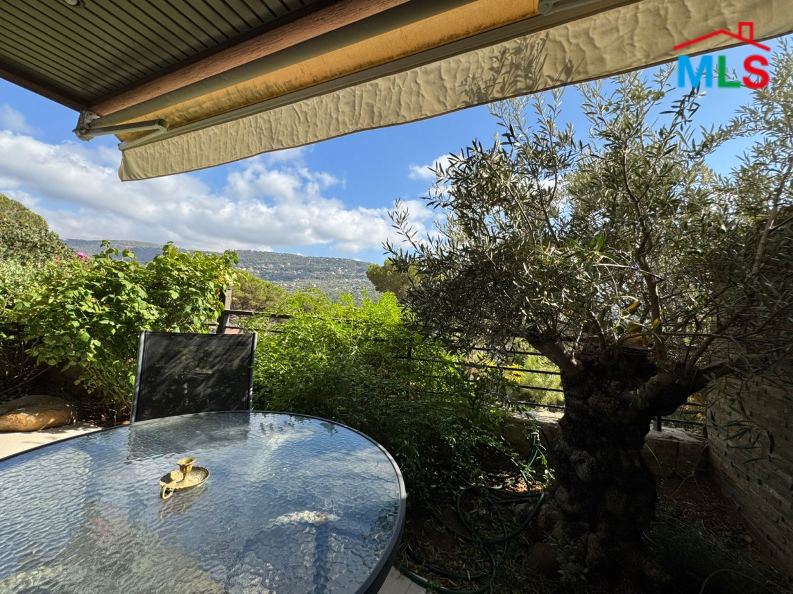 Furnished Apartment With Garden And Great Mountain View For Rent in Baabdat