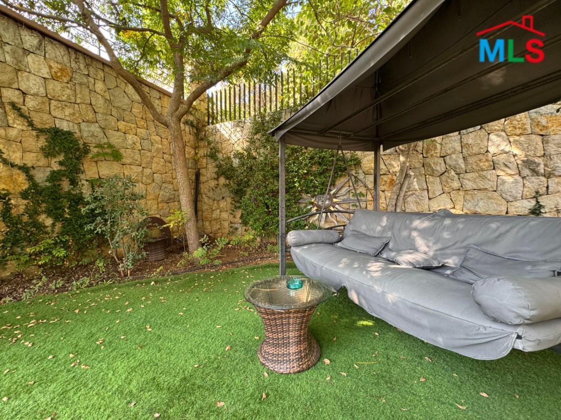 Furnished Apartment With Garden And Great Mountain View For Rent in Baabdat