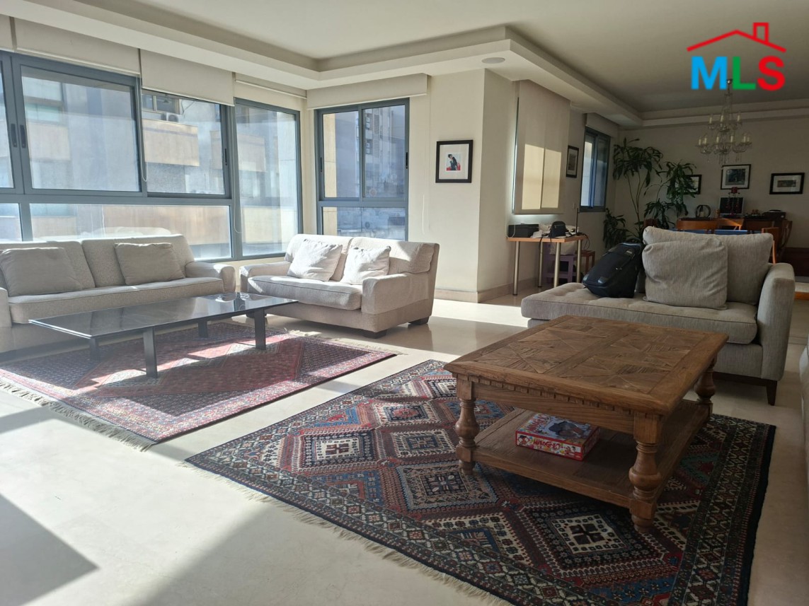 Modern & Furnished 3-Bedroom Apartment For Rent in Sanayeh, Ras Beirut