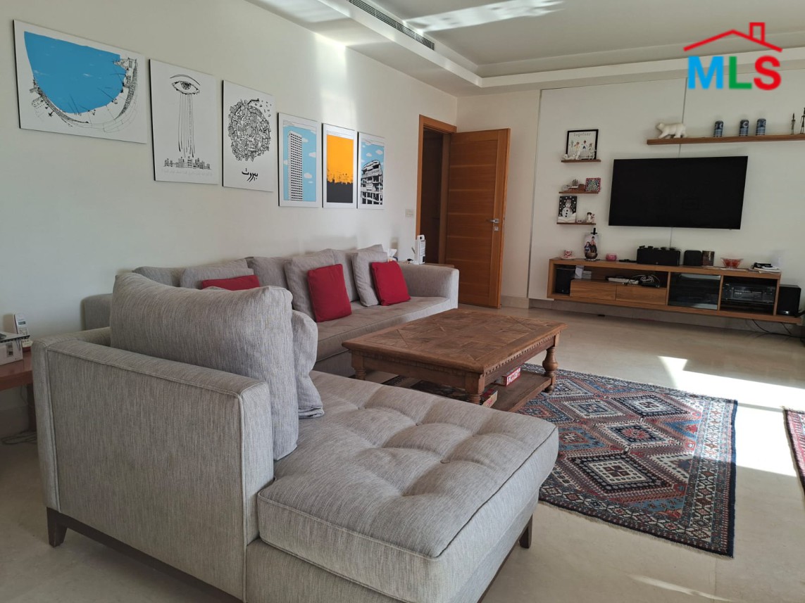 Modern & Furnished 3-Bedroom Apartment For Rent in Sanayeh, Ras Beirut