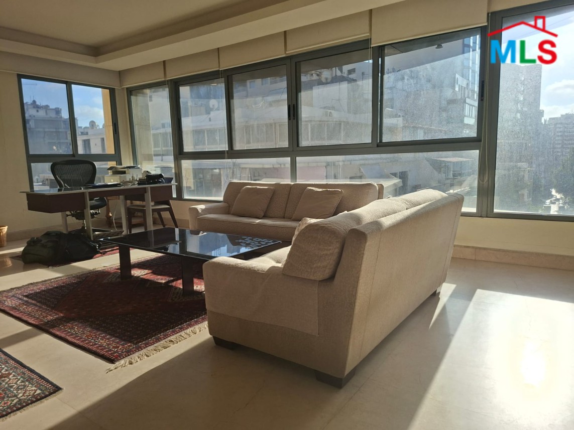 Modern & Furnished 3-Bedroom Apartment For Rent in Sanayeh, Ras Beirut