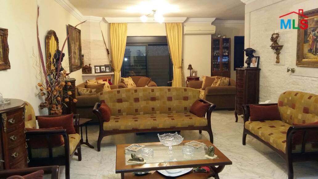 Partly Furnished Apartment For Rent in Hboub