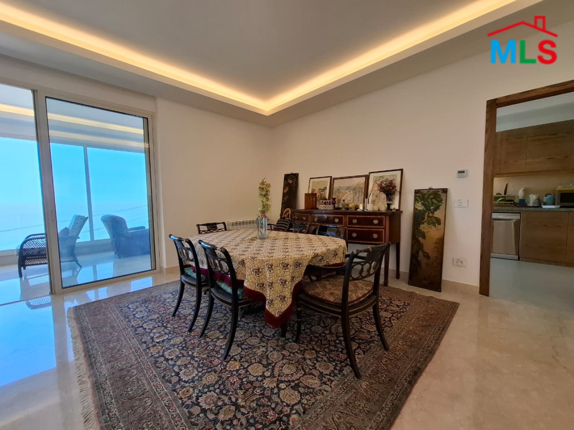 Triplex Apartment with Panoramic Sea View For Rent in Harissa