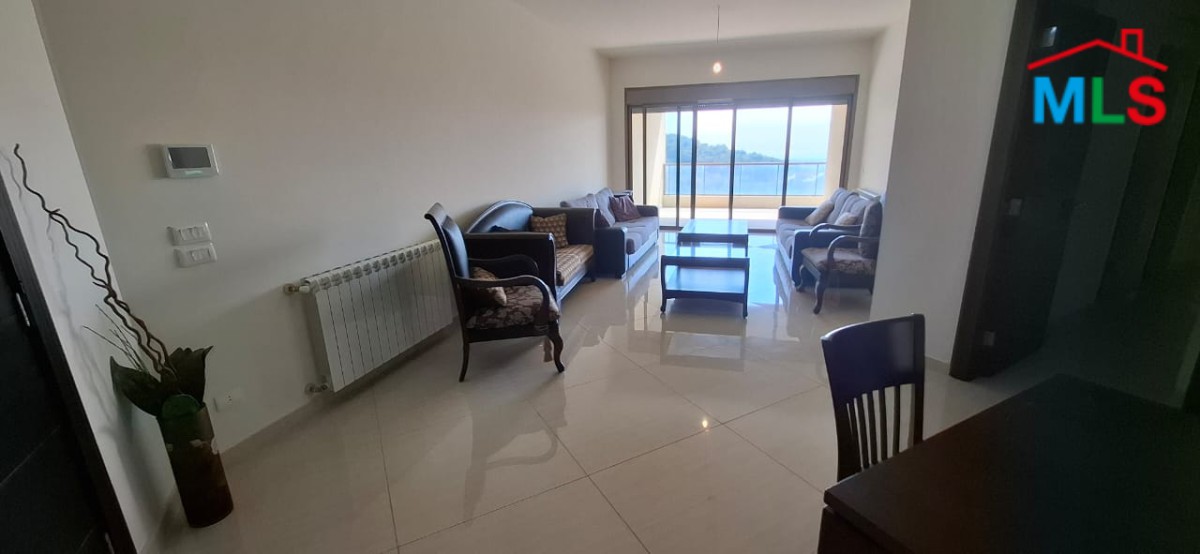 Semi-Furnished Apartment For Rent in Bsalim