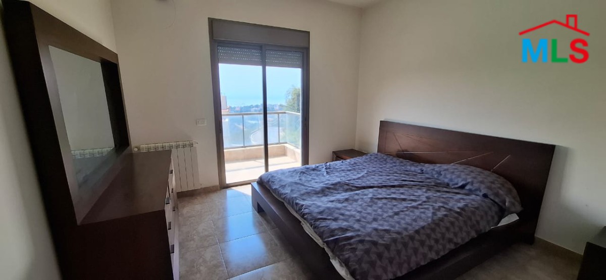 Semi-Furnished Apartment For Rent in Bsalim