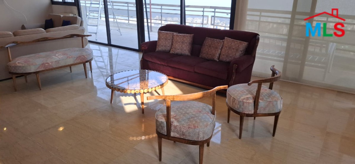 Furnished Roof Apartment For Rent in Mtayleb