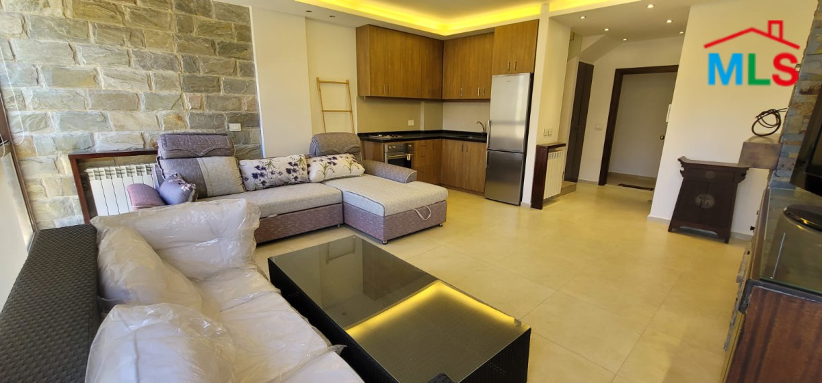 Decorated & Furnished Duplex Chalet With Mountain View For Rent in Faraya