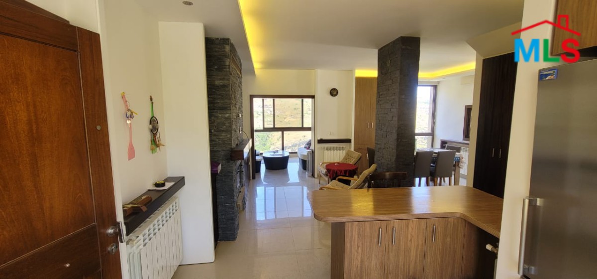 Fully Furnished Decorated Duplex Chalet With Mountain View For Rent in Faraya