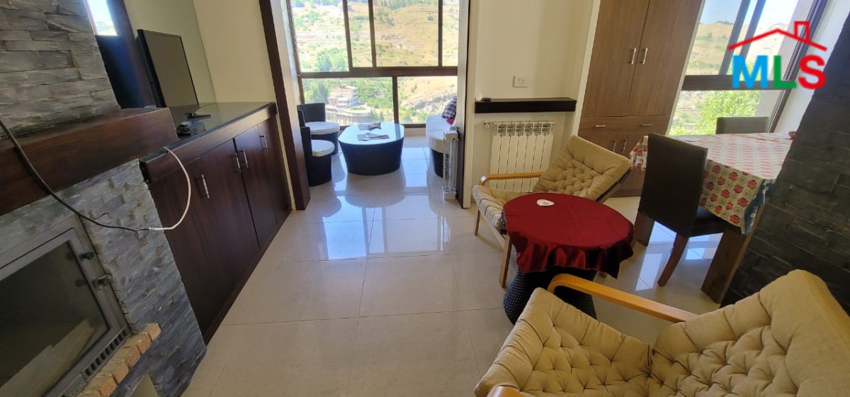 Fully Furnished Decorated Duplex Chalet With Mountain View For Rent in Faraya