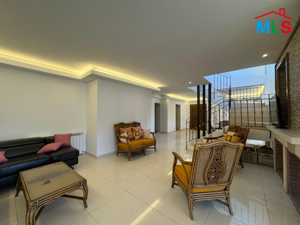 Fully Furnished Apartment With Nice View For Rent in A Calm Location in Broumana