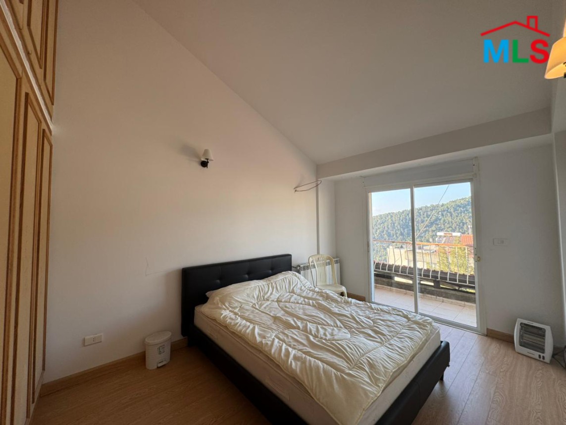 Fully Furnished Apartment With Nice View For Rent in A Calm Location in Broumana