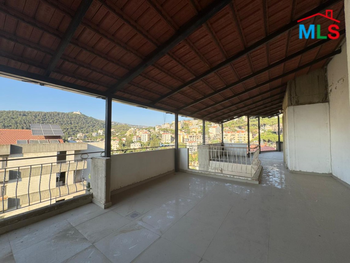 Fully Furnished Apartment With Nice View For Rent in A Calm Location in Broumana