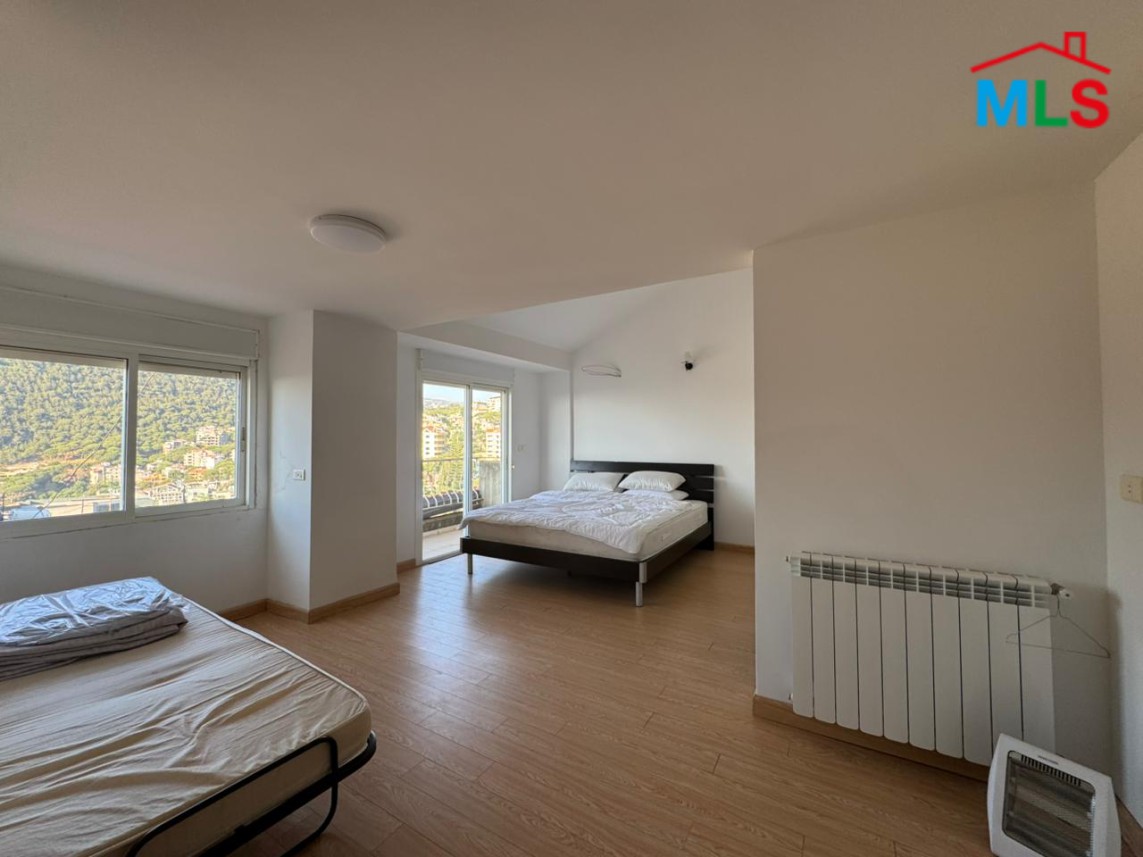 Fully Furnished Apartment With Nice View For Rent in A Calm Location in Broumana