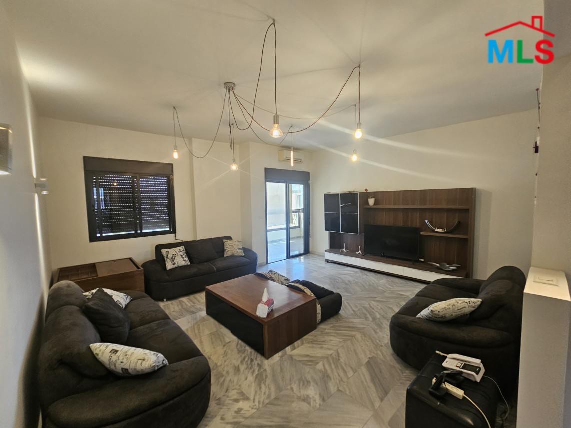 Fully Furnished Apartment With Roof For Rent in Dbayeh