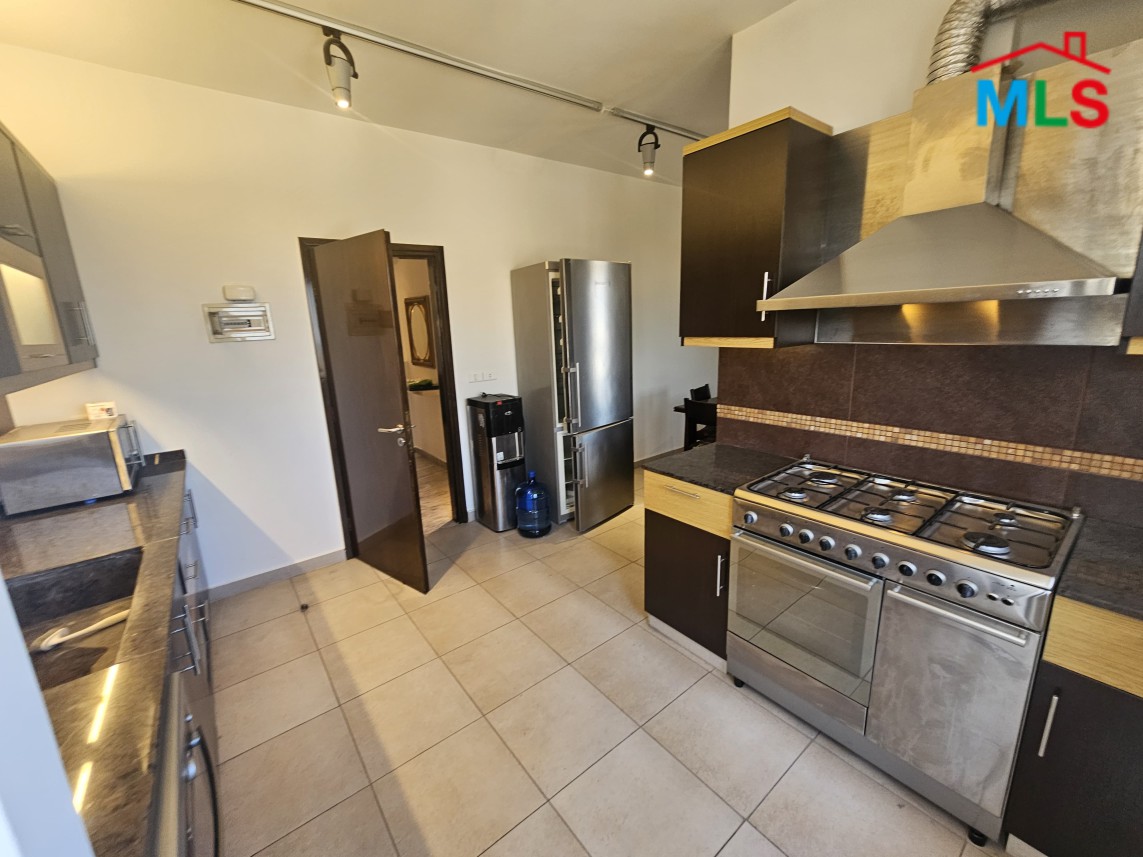 Fully Furnished Apartment With Roof For Rent in Dbayeh