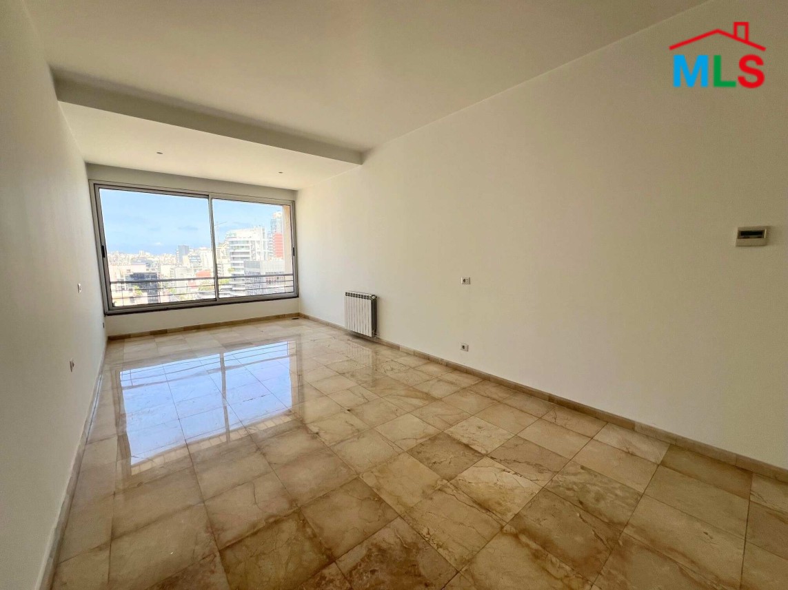 Spacious with Sea & City View Apartment For Rent in Achrafieh, Charles Malek