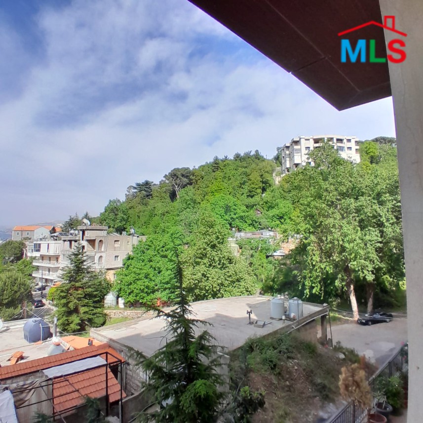 Brand New Apartment With Terrace For Rent in Bikfaya