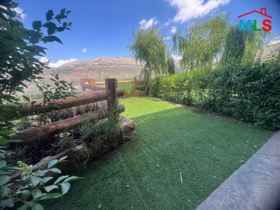 High-End Furnished Chalet With Garden For Rent in Fakra