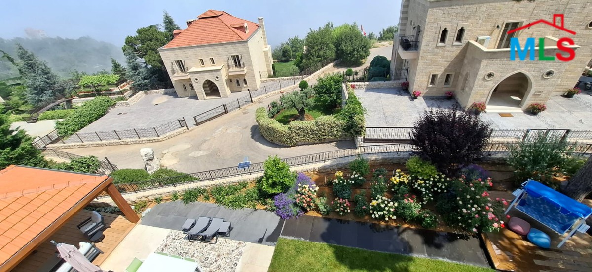 Fully Furnished Decorated Villa For Rent in Gated Community In Bikfaya