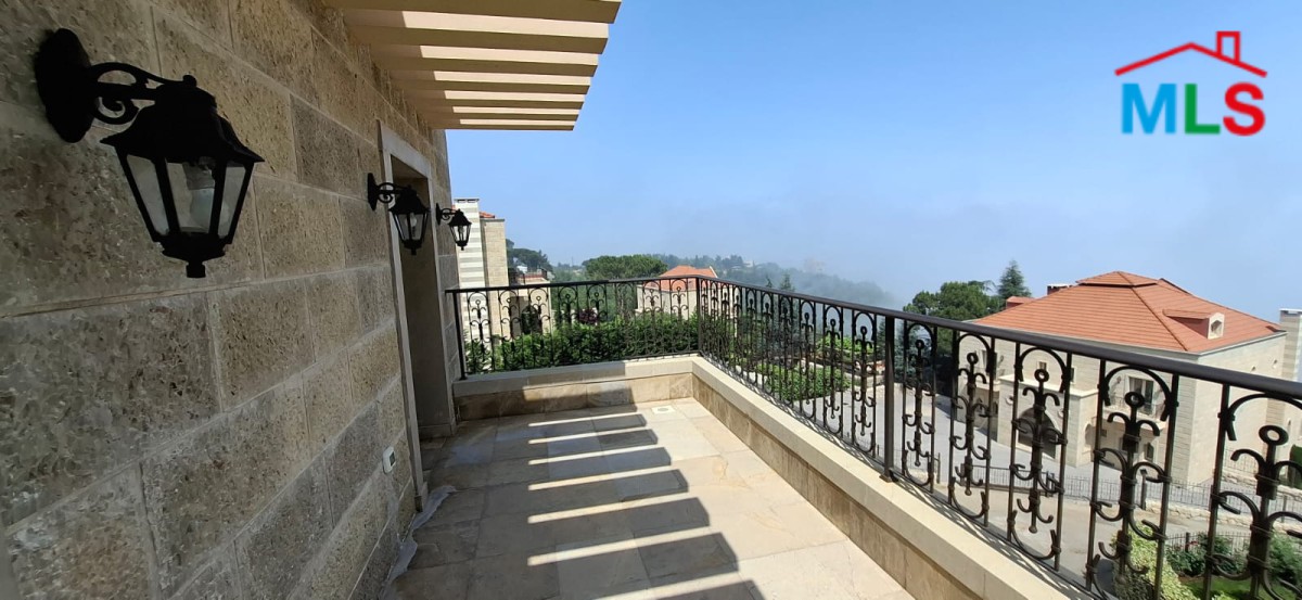 Fully Furnished Decorated Villa For Rent in Gated Community In Bikfaya