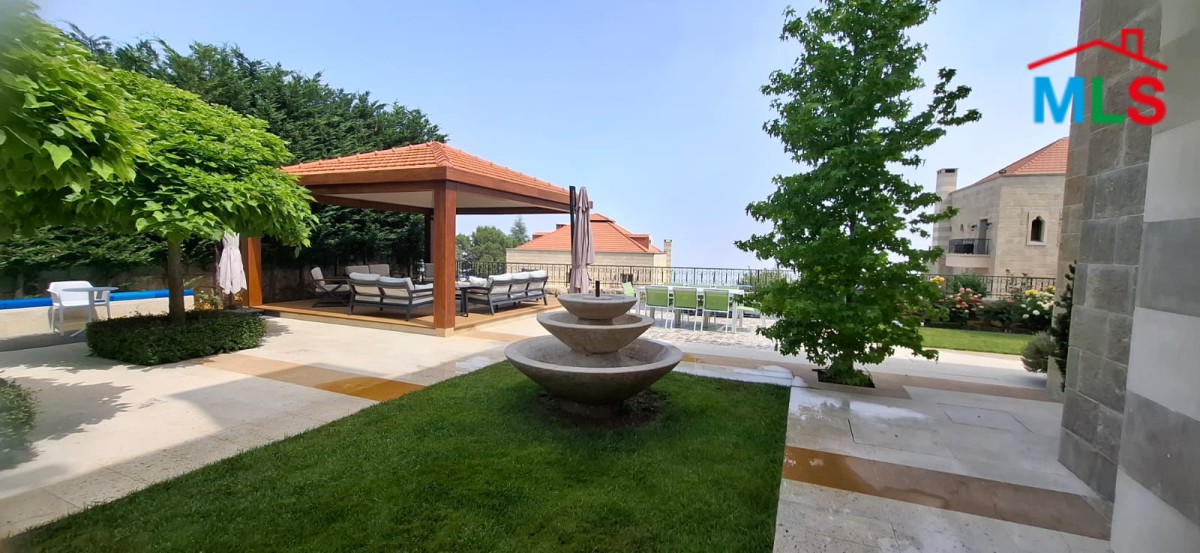 Fully Furnished Decorated Villa For Rent in Gated Community In Bikfaya