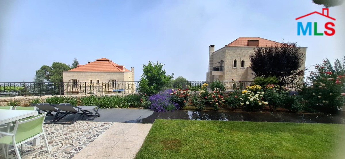Fully Furnished Decorated Villa For Rent in Gated Community In Bikfaya
