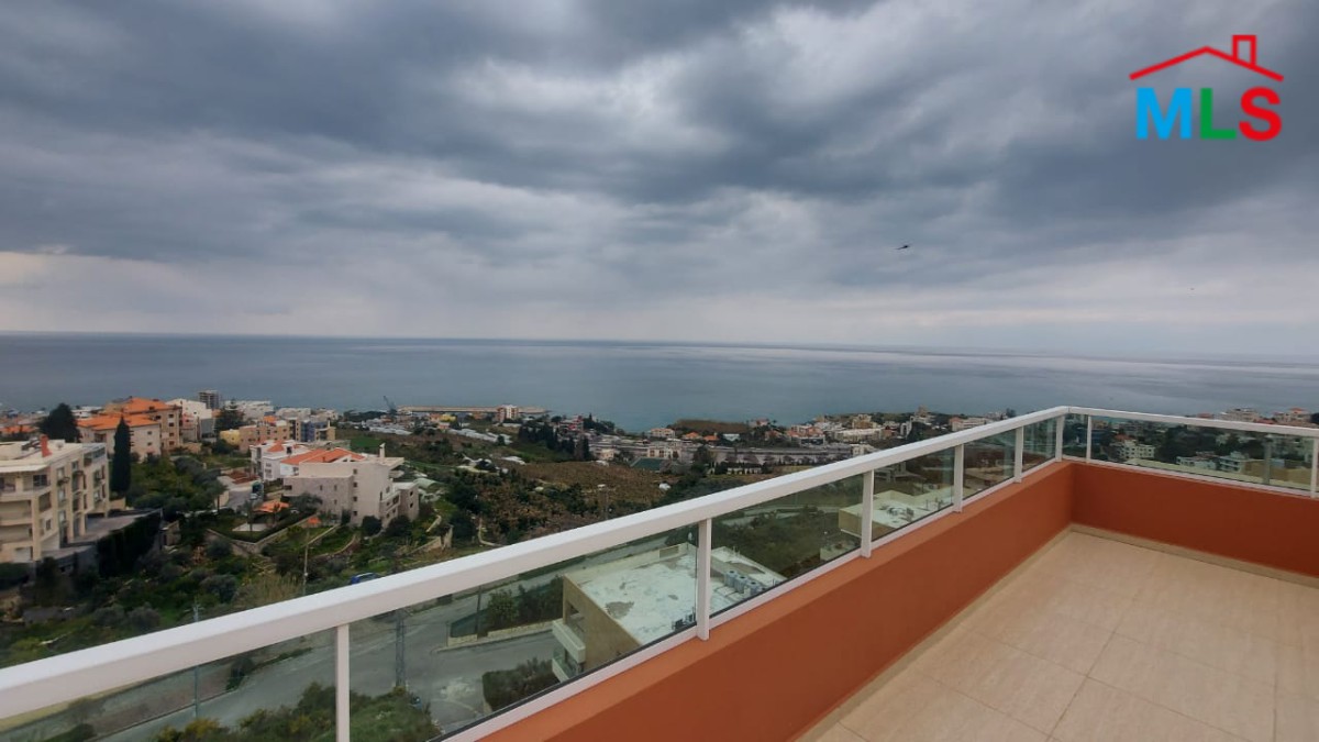Apartment For Rent in Fidar, Jbeil Overlooking A Beautiful Sea View