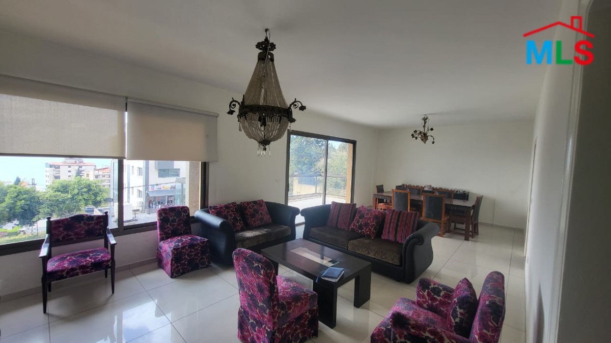Furnished Apartment With Great Sea View For Rent in Ghazir
