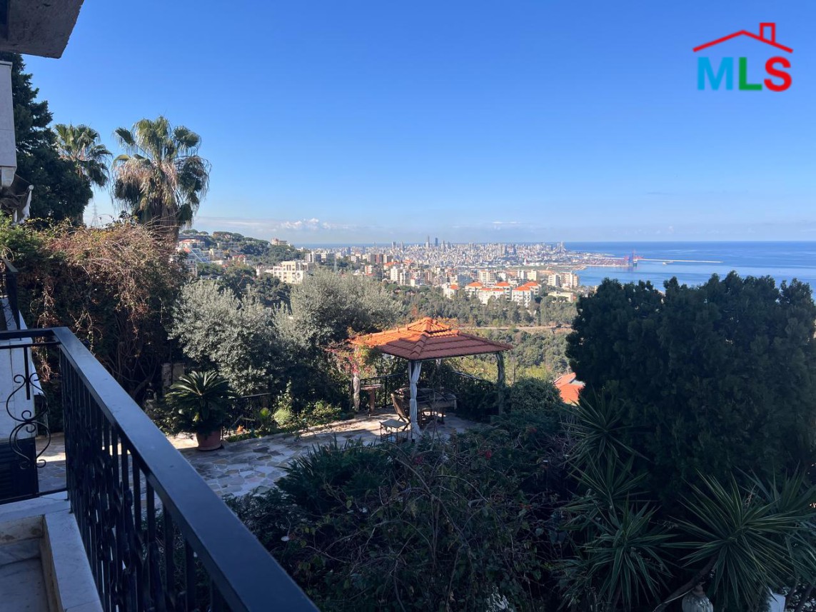 Fully Furnished Decorated Apartment With Terrace For Rent in Bsalim