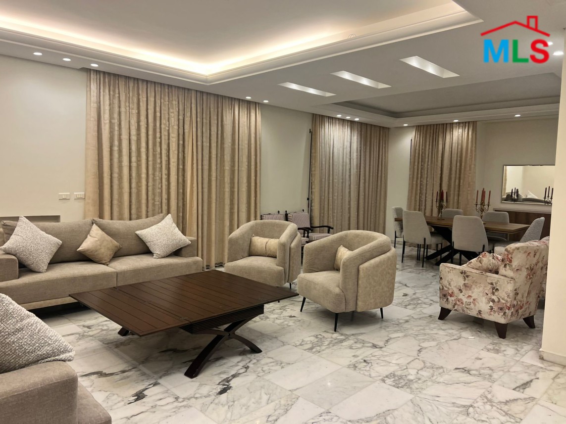 Fully Furnished Decorated Apartment With Terrace For Rent in Bsalim