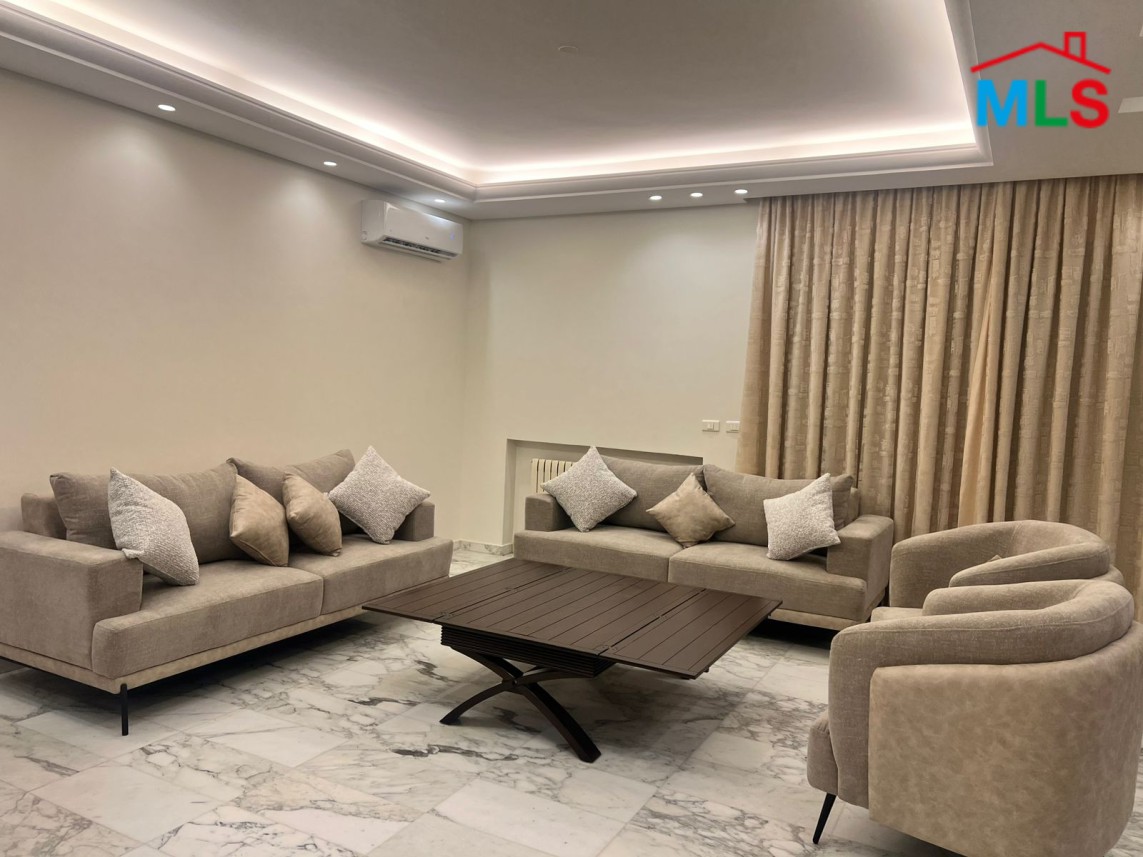 Fully Furnished Decorated Apartment With Terrace For Rent in Bsalim