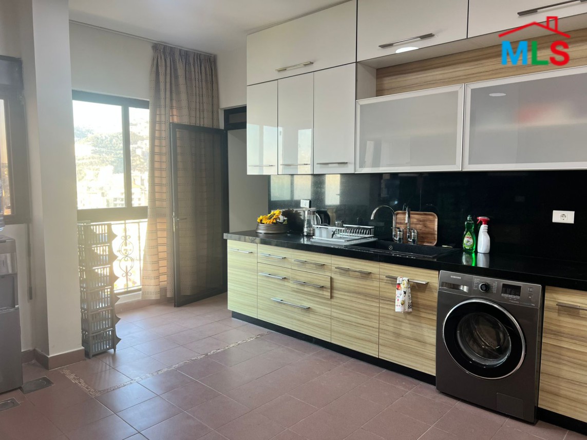 Fully Furnished Decorated Apartment With Terrace For Rent in Bsalim