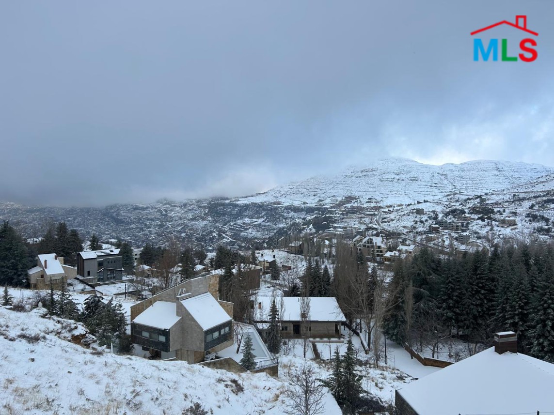 Fully Furnished Chalet With Panoramic View For Rent In Val De Neige, Faraya