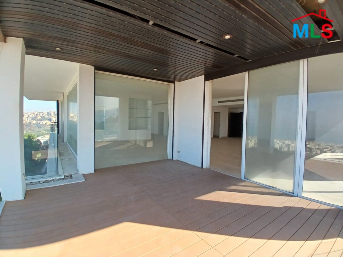 Spacious High-End Apartment With Great Sea View For Rent in Rabieh