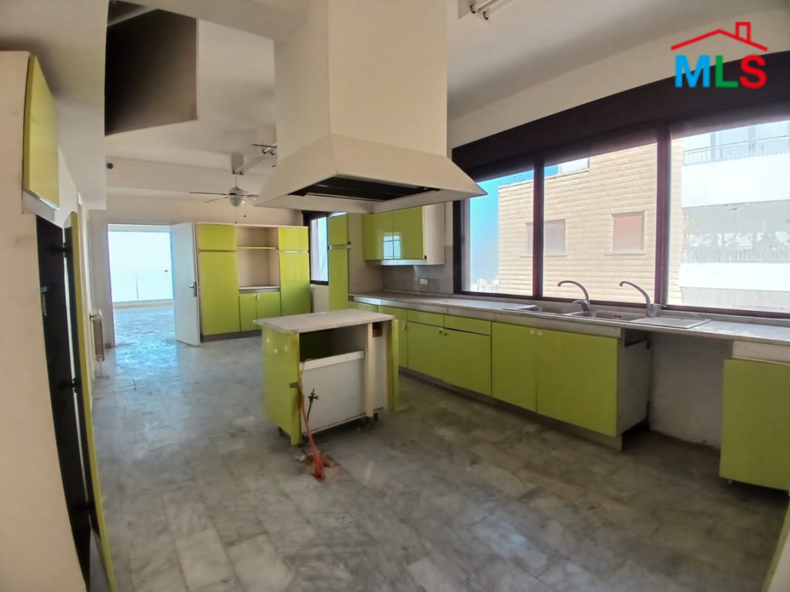 Spacious High-End Apartment With Great Sea View For Rent in Rabieh