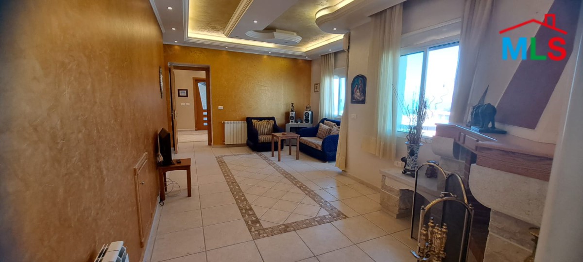 Semi-Furnished Apartment With Panoramic Seaview For Rent in Hboub