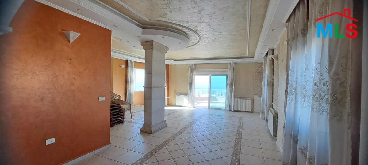 Semi-Furnished Apartment With Panoramic Seaview For Rent in Hboub