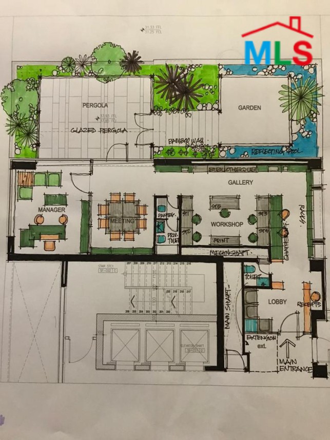 Ready to Move-In Office with Terrace For Rent in Achrafieh, close to Adlieh